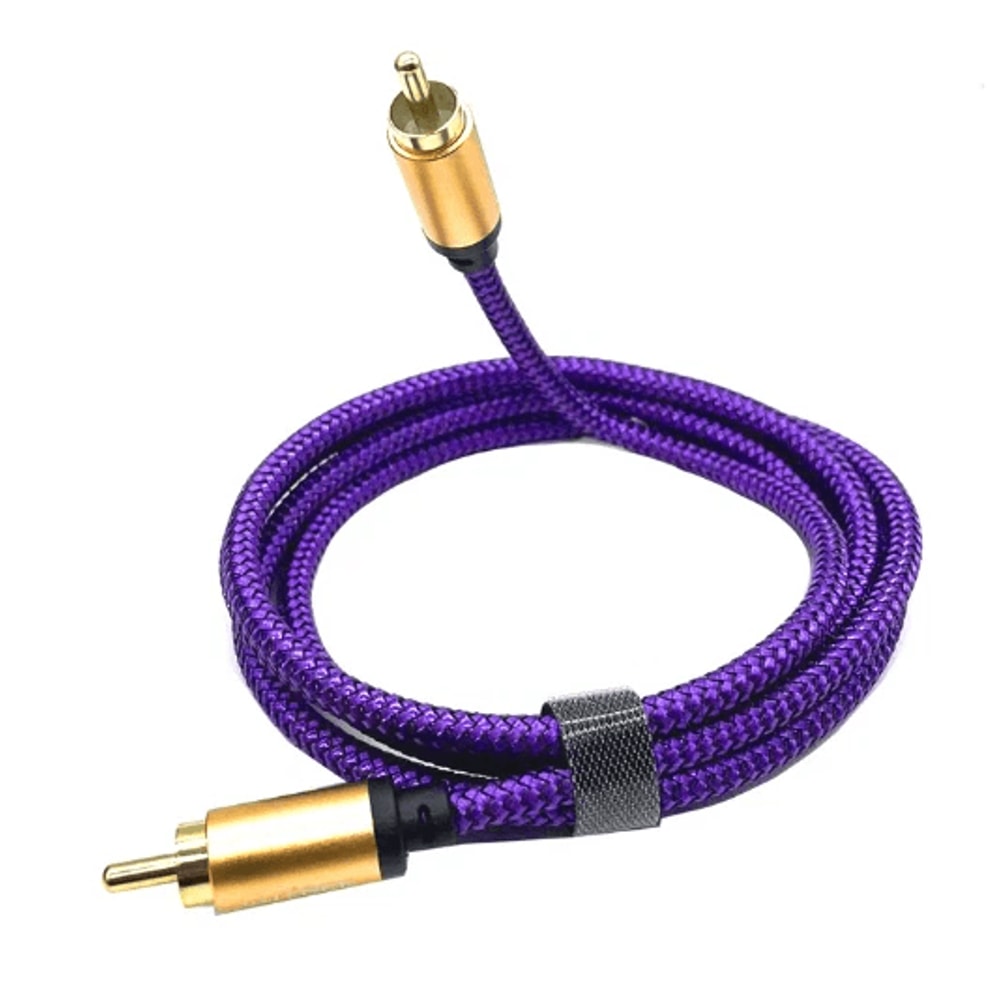RCA Cable Male To Male Stereo Audio Cable For TV DVD Amplifier 1