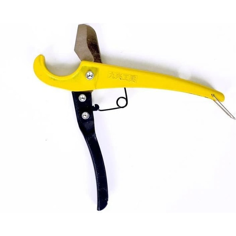 Heavy Duty PVC Pipe Cutter Ratcheting Plastic Tubing And Hose Cutter Tool 0