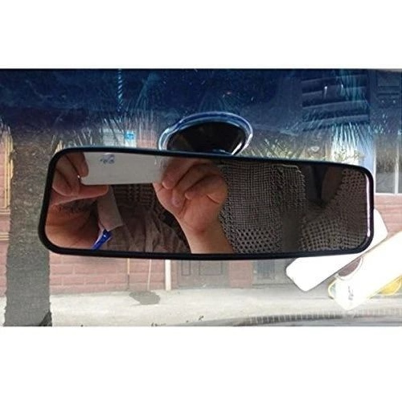 Universal Interior Rear View Mirror With Suction Cup For Cars Trucks 0