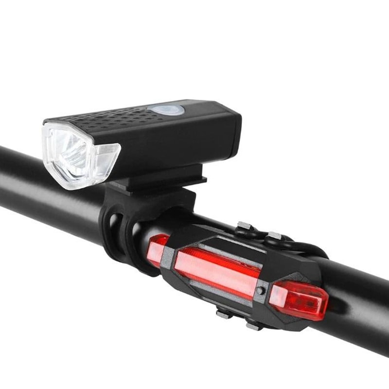 USB Rechargeable Bike Front Light For Night Riding 2