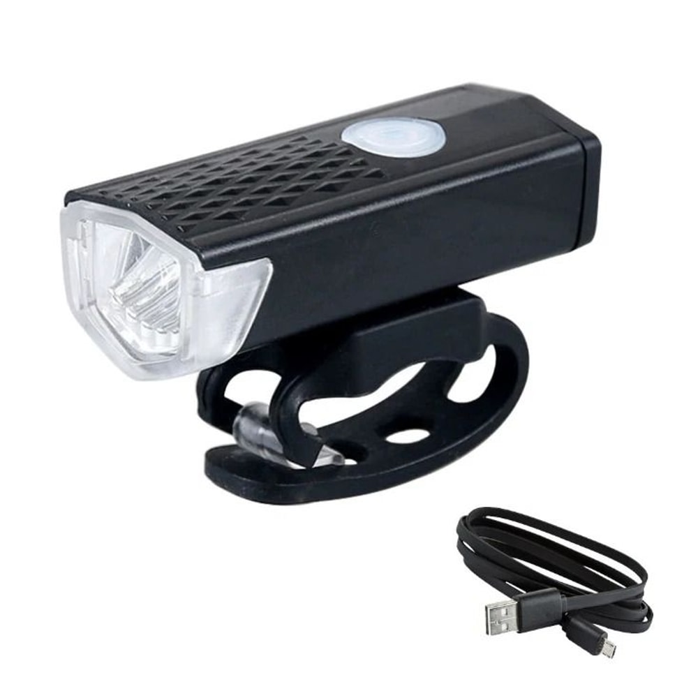 USB Rechargeable Bike Front Light For Night Riding 0