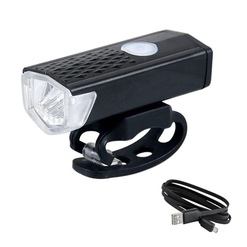 USB Rechargeable Bike Front Light For Night Riding 0