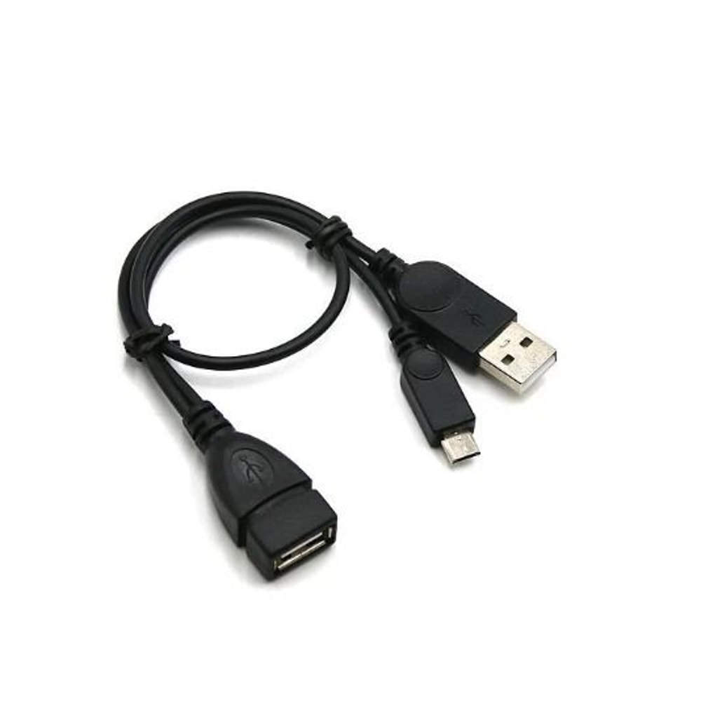 Micro USB OTG Cable Set With Power Supply USB OTG Adapter For Android Data Transfer 4