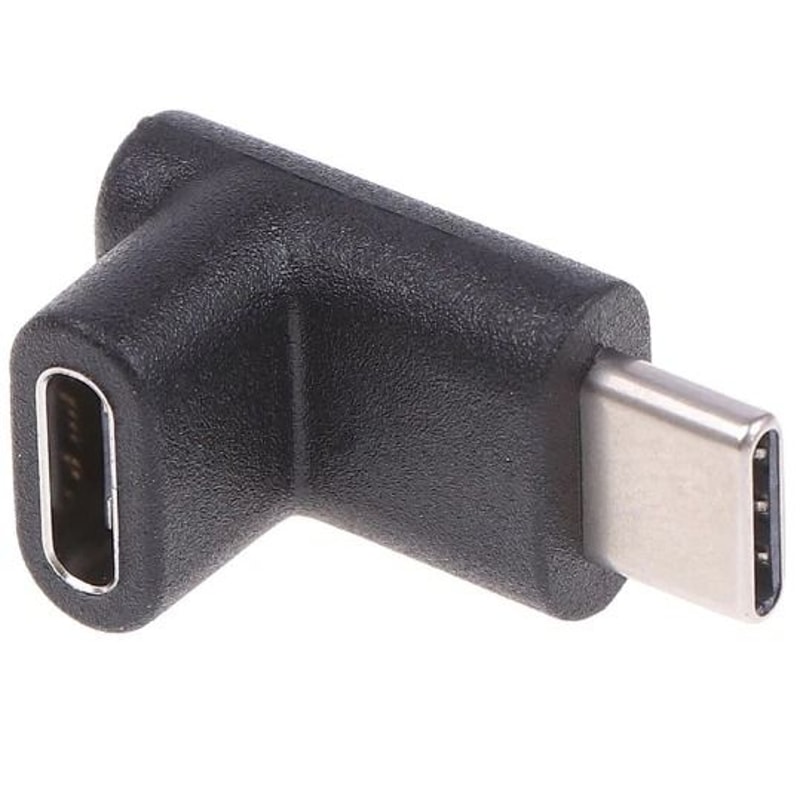 USB C Right Angle Adapter 90 Degree Type C Male To Female Converter 1