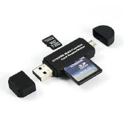 4 in 1 otg card reader for android phones and computers usb tf memory adapter