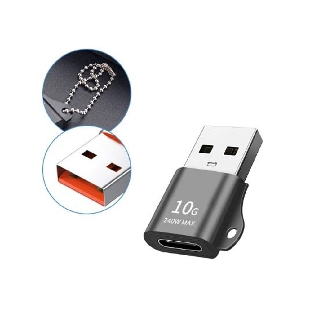 USB To USB C Adapter Keychain 1