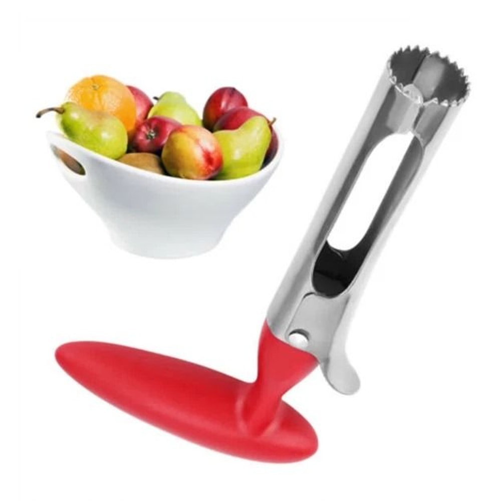 Stainless Steel Apple Corer Set Easy Apple Core Remover For Fruit And Pear Prep 2