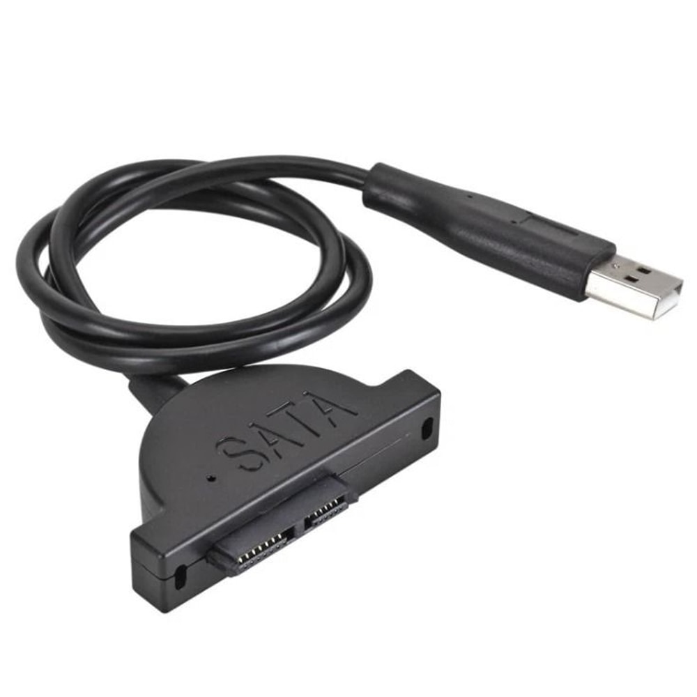 Slimline To USB Adapter For Laptop CD DVD Optical Drive 13 Pin USB 1