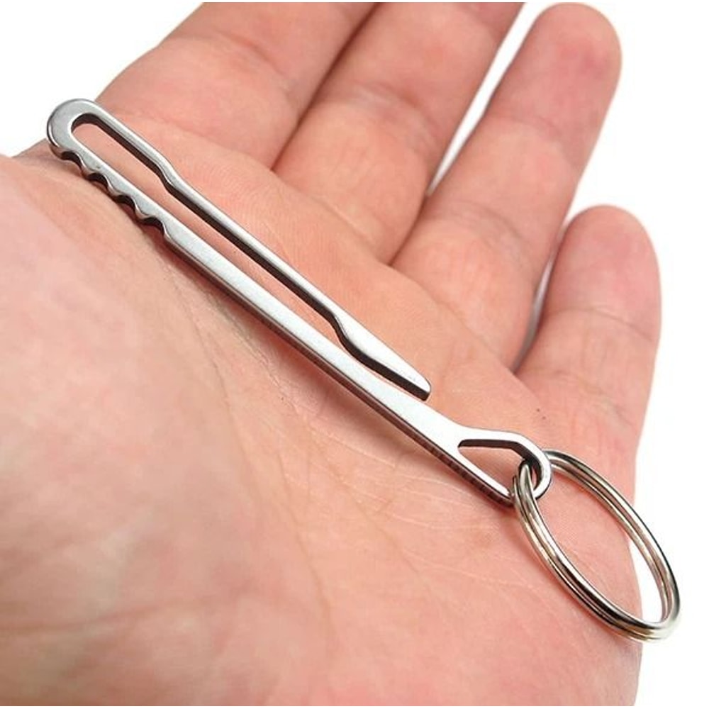 Stainless Steel Money Clip Slim Card Holder EDC Wallet Clip 4