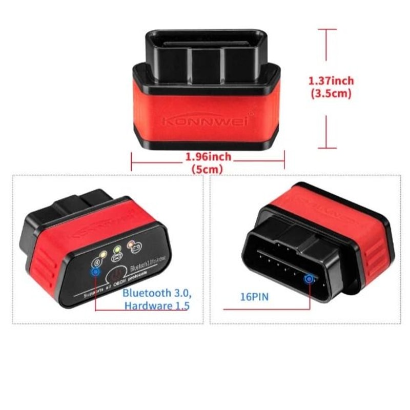 Bluetooth OBD2 Scanner Car Code Reader For Check Engine Diagnostics 0