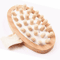 Wooden Cellulite Massage Brush Handheld Body Massager For Dry Brushing 1