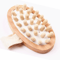 Wooden Cellulite Massage Brush Handheld Body Massager For Dry Brushing 1