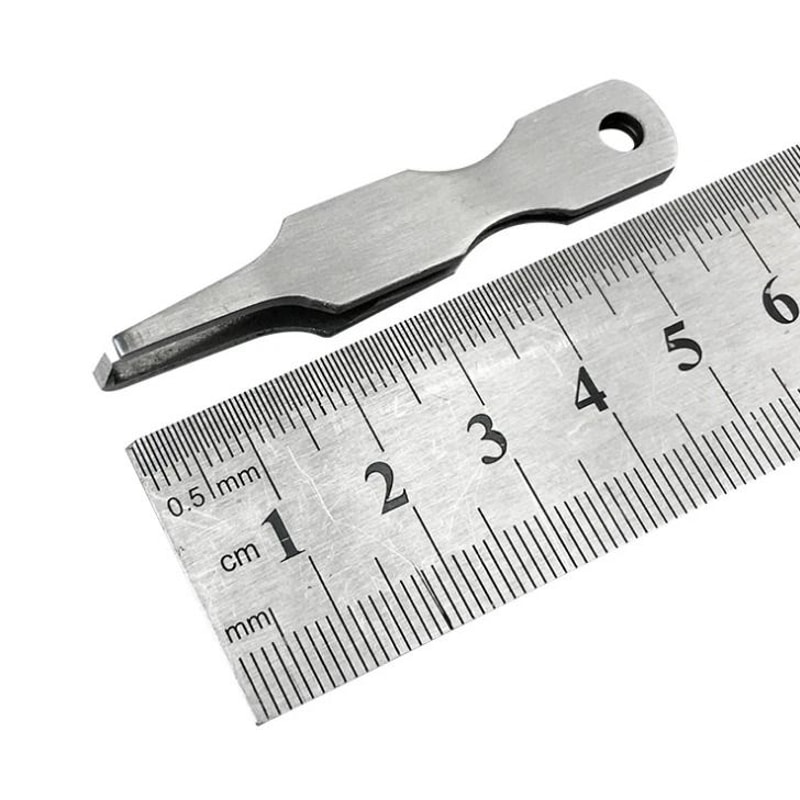 Compact Fishing Line Cutter Split Ring Opener Stainless Steel Fly Fishing Nippers 4