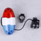 Bicycle Bell With LED Lights 4 Tones Multi Functional Bike Horn With Police Flashing Lights 1