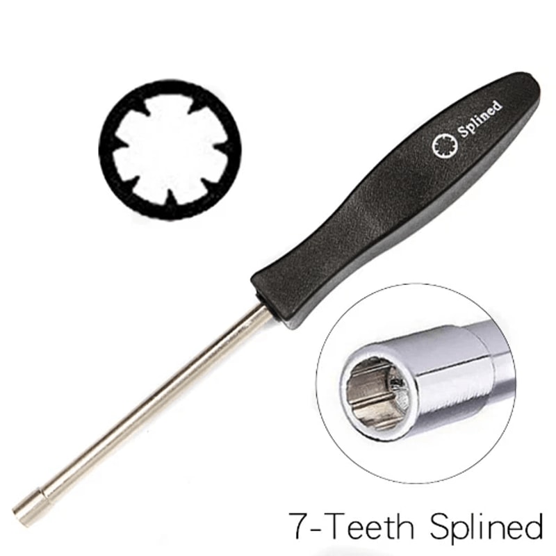 Carburetor Adjustment Tool Set For Small Engines 7 Teeth Splined Screwdriver 1