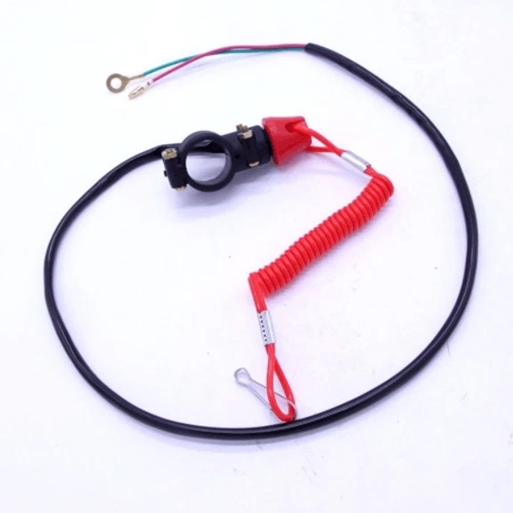Universal 49cc Scooter Tether Kill Switch Emergency Engine Stop Lanyard 1
