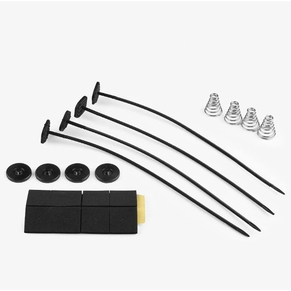 Universal Radiator Fan Mounting Kit With Zip Ties Straps And Spring Tabs 1