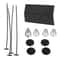 Universal Radiator Fan Mounting Kit With Zip Ties Straps And Spring Tabs 3