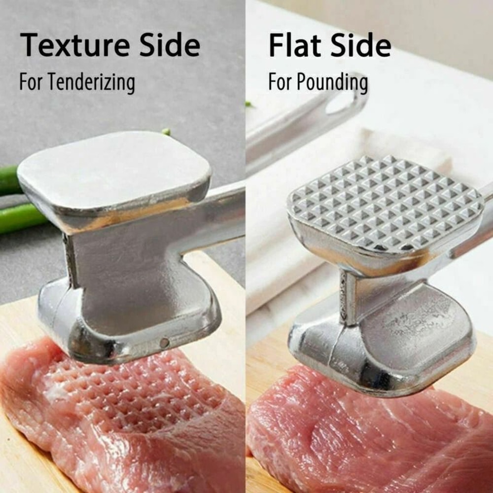 Double Sided Beef Steak Mallet Meat Tenderizer Hammer Durable Kitchen Tool For Easy Tenderizing 5