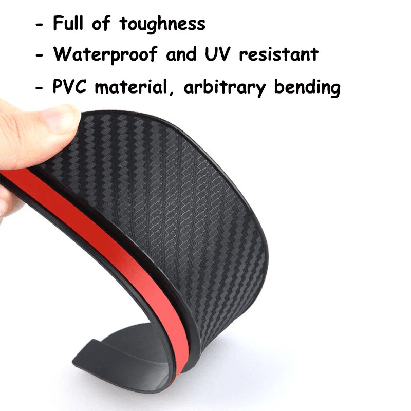 Carbon Fiber Car Side Mirror Eyebrow Guard And Sun Visor For Enhanced Vehicle Protection 5