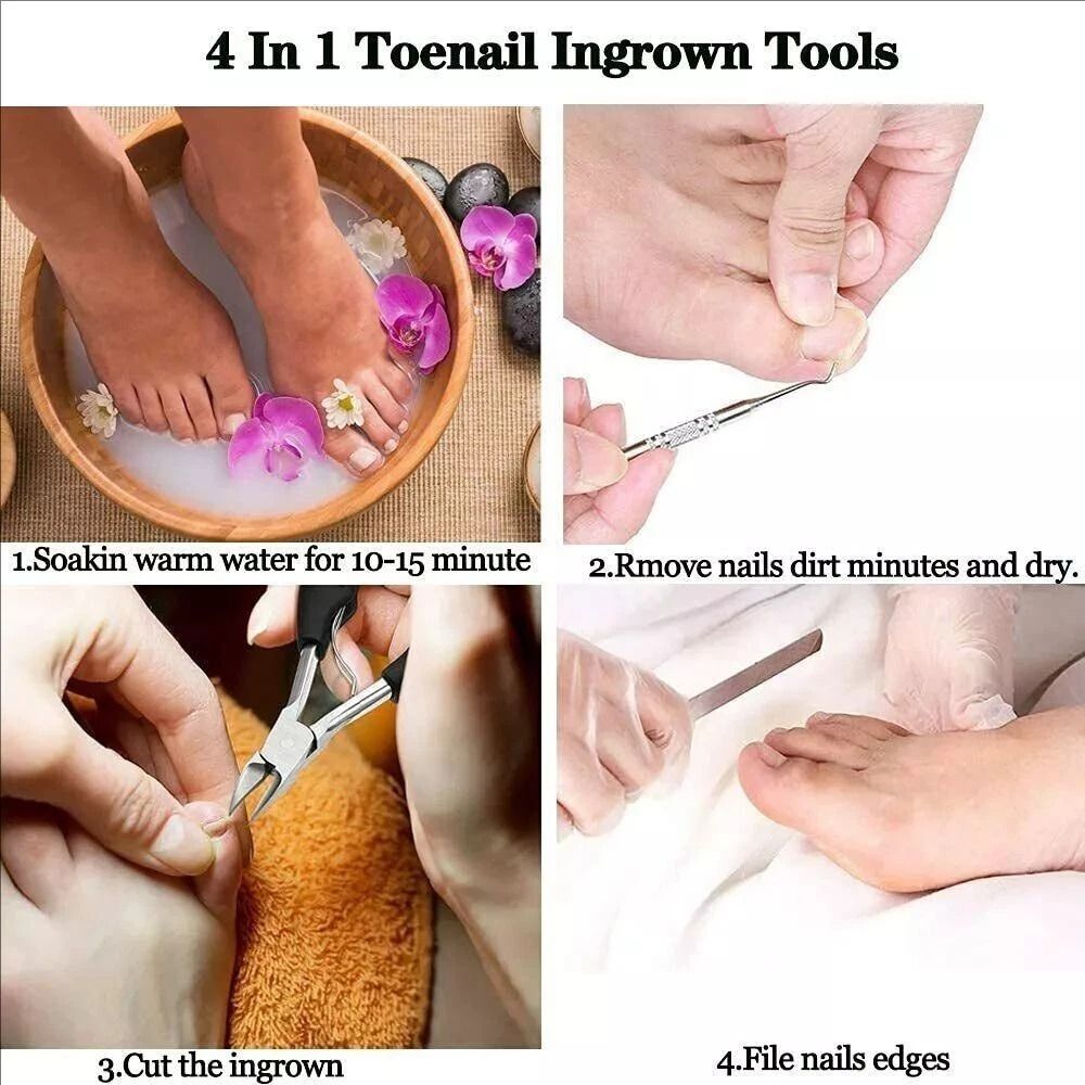 Professional Stainless Steel Extra Large Toenail Clippers For Heavy Duty Nails 7