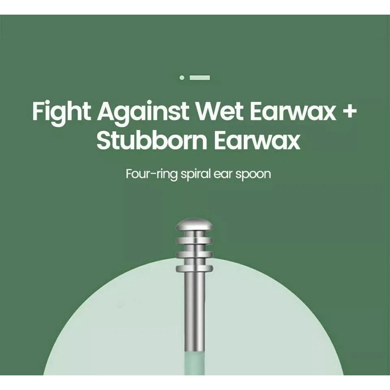 Ear Wax Remover And Cleaning Kit With Spiral Curette Tools 4