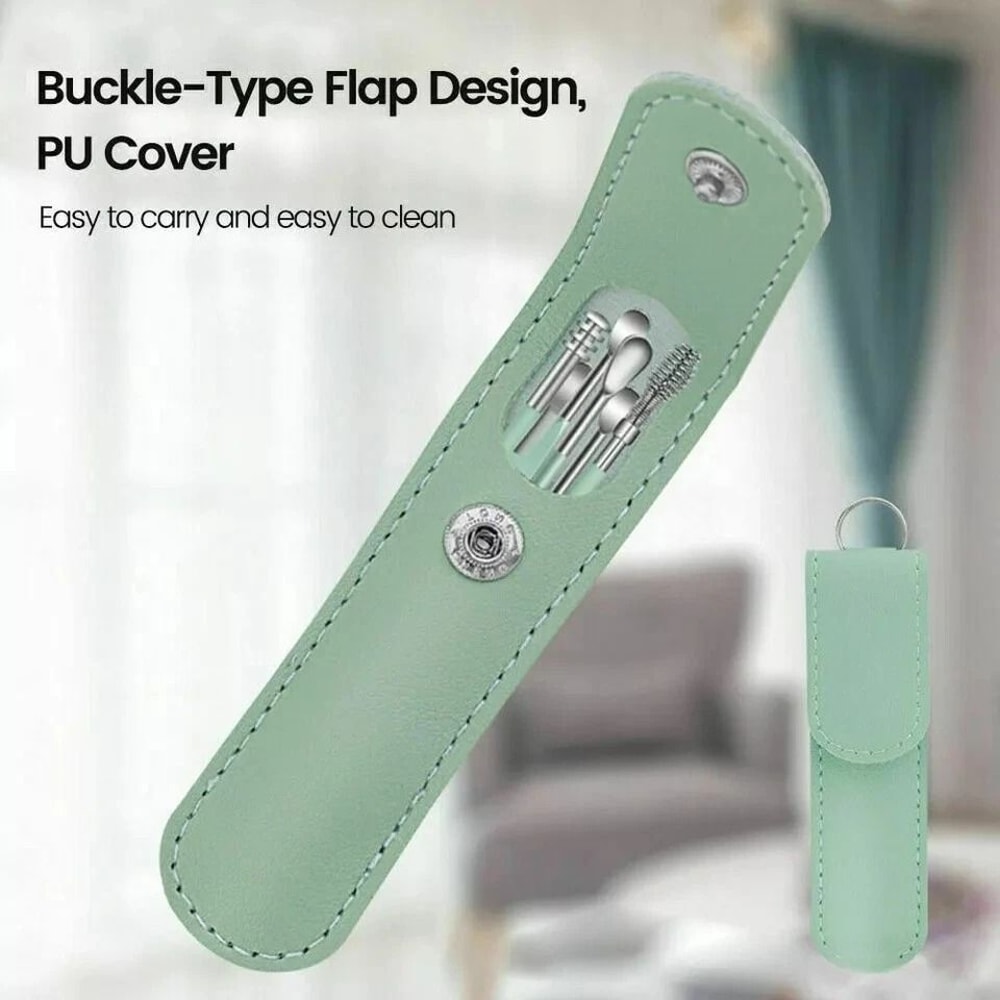 Ear Wax Remover And Cleaning Kit With Spiral Curette Tools 7