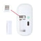 Slim Wireless Mouse For MacBook And PC USB Optical Mouse White 6