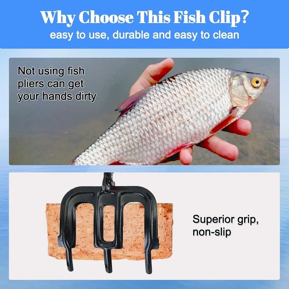 Claw Fish Lip Gripper Metal Fishing Pliers For Safer Catch Control 3