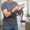 Realistic Rubber Snake Prank Toy For Garden Bird Deterrent 0