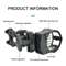 Adjustable Compound Bow Sight 5 Pin Fiber Optic With Bubble Level 4