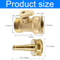 Heavy Duty Brass Garden Hose Shut Off Valve GHT Connector 4Piece Set 10