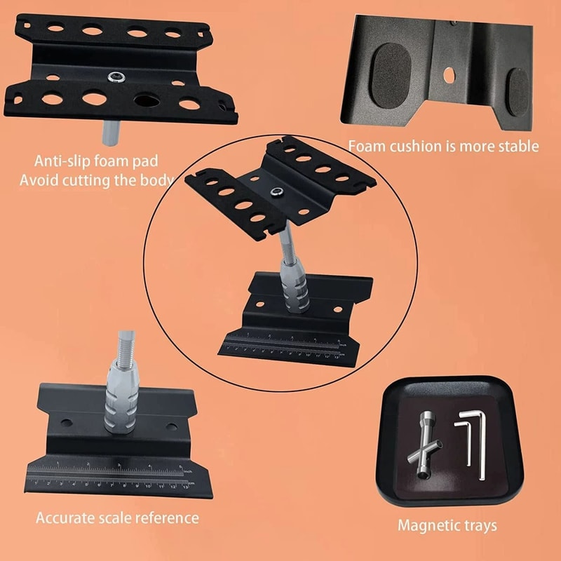 RC Car Work Stand With Screw Tray For Scale Repairs 2