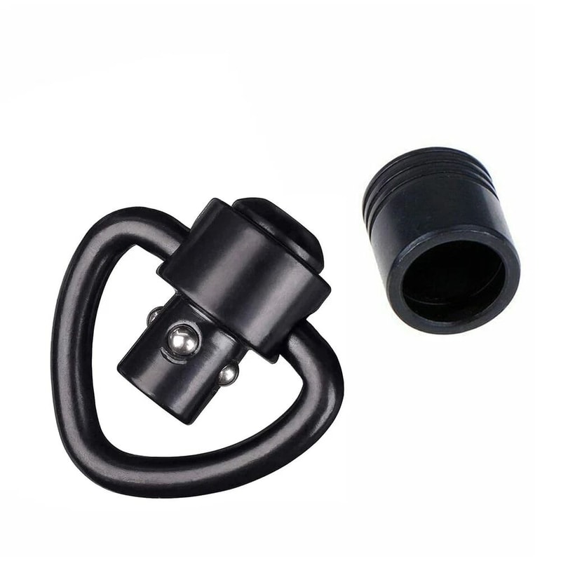 QD Push Button Sling Swivel Mount Adapter With Base For Compatible Rifle Or Shotgun Setups 2