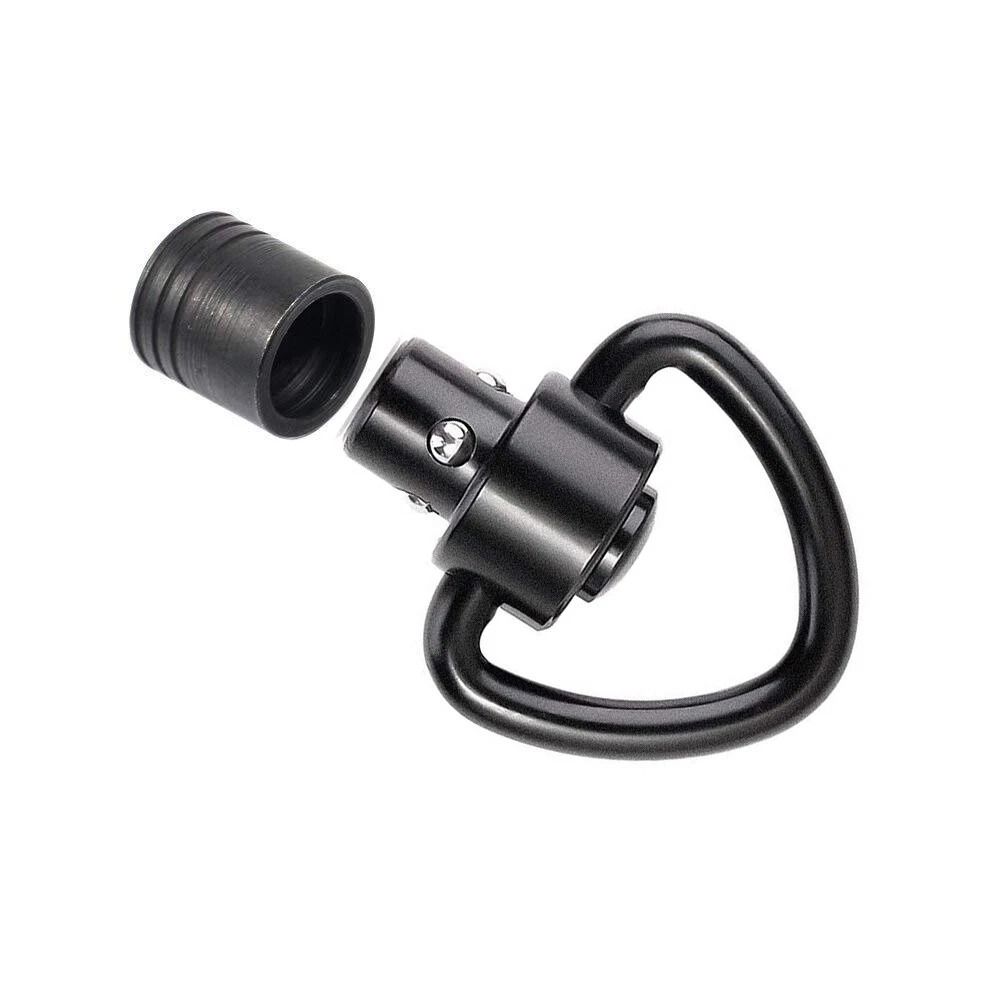 QD Push Button Sling Swivel Mount Adapter With Base For Compatible Rifle Or Shotgun Setups 6