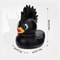 Dark Gothic Resin Duck Statue For Desk Car And Home Decor 3