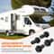 RV Gutter Spout Caps Cover Protectors Universal Rubber Extensions 2