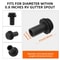 RV Gutter Spout Caps Cover Protectors Universal Rubber Extensions 6