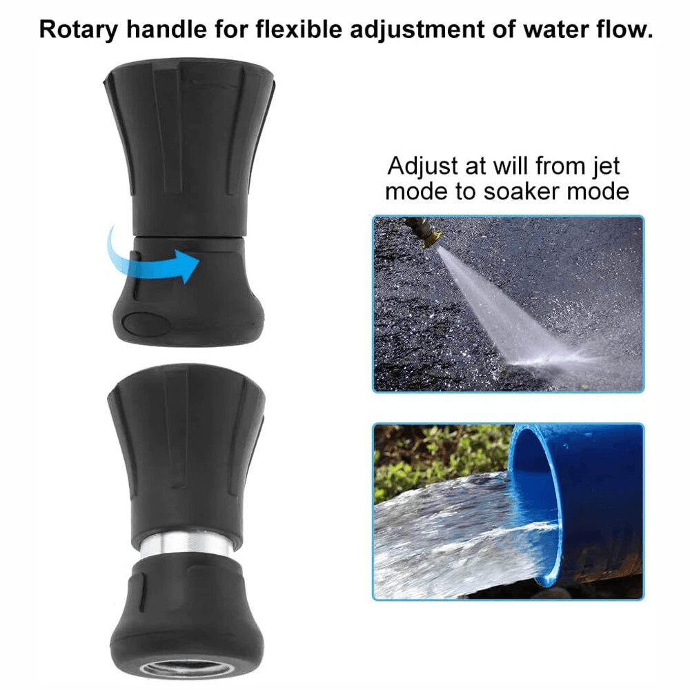 Adjustable High Pressure Garden Hose Nozzle For Car Wash Lawn And Patio Cleaning 7