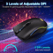 Rechargeable Wireless Gaming Mouse With Color LED And Adjustable DPI 10