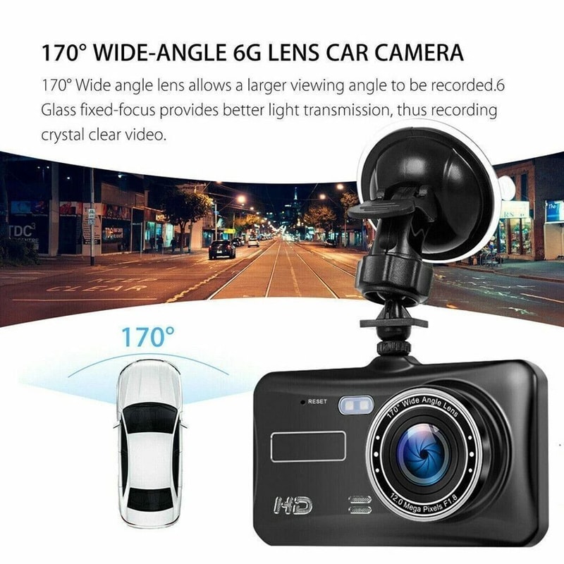 Touch Screen Dual Lens Dash Cam Front And Rear Car Security Camera 6