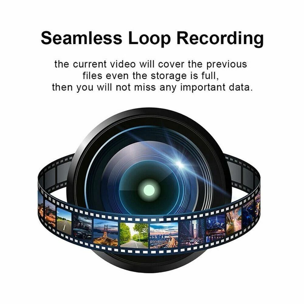 Touch Screen Dual Lens Dash Cam Front And Rear Car Security Camera 8