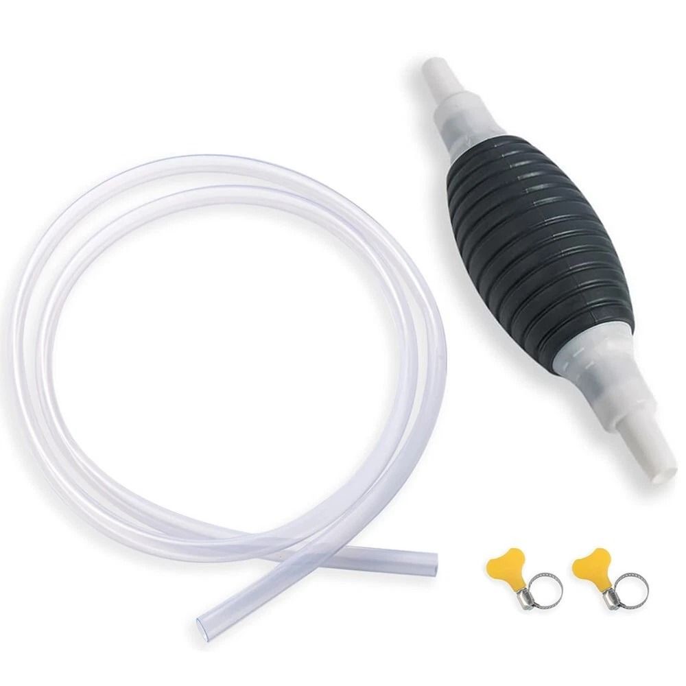 High Flow Fuel Siphon Pump With Hose For Gas Water Oil Transfer 0