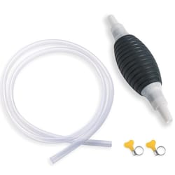 high flow fuel siphon pump with hose for gas water oil transfer