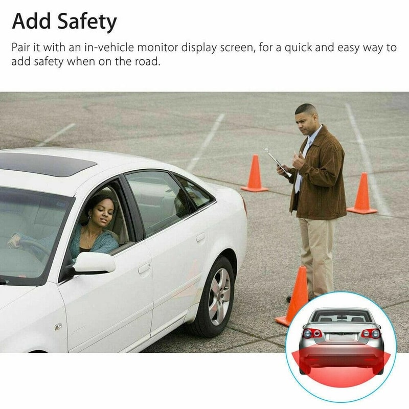 Waterproof Backup Camera With Night Vision For Cars Trucks And SUVs 2