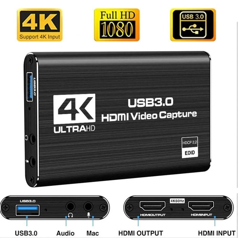 HDMI Video Capture Card USB For Streaming Recording And Gaming 1