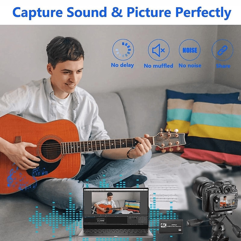 HDMI Video Capture Card USB For Streaming Recording And Gaming 9