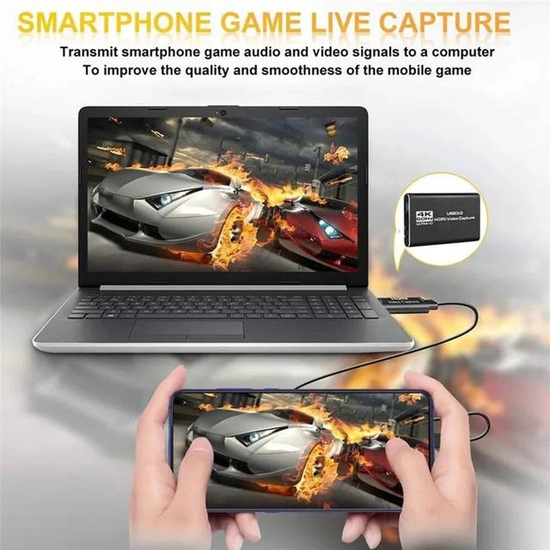 HDMI Video Capture Card USB For Streaming Recording And Gaming 6