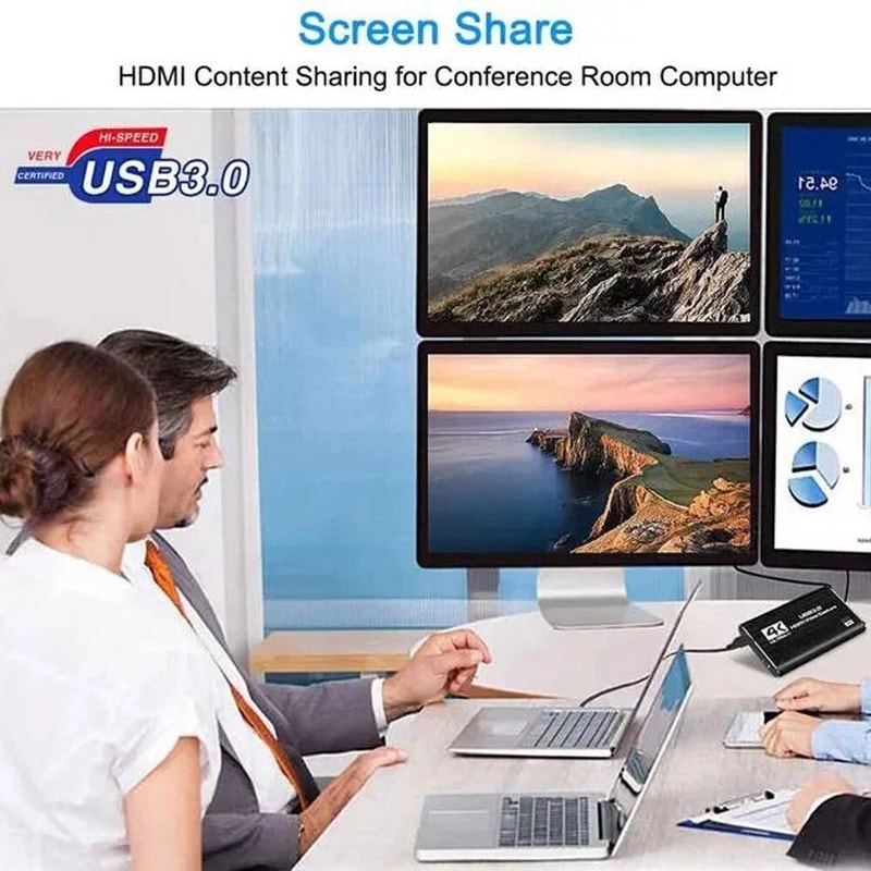 HDMI Video Capture Card USB For Streaming Recording And Gaming 7