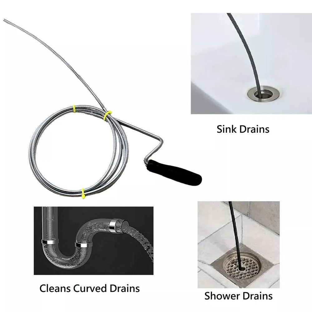 Drain Snake Drain Auger Clog Remover For Sinks Toilets And Pipes 1